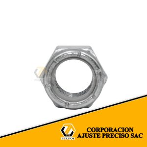 TUERCA CON SEGURO NYLON UNC - INOXIDABLE 304 - DIAMETRO 3/8