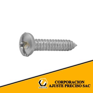 TORNILLO AUTORROSCANTE C/PAN PHILLIPS - DIAMETRO 6 A 12 - INOXIDABLE 304